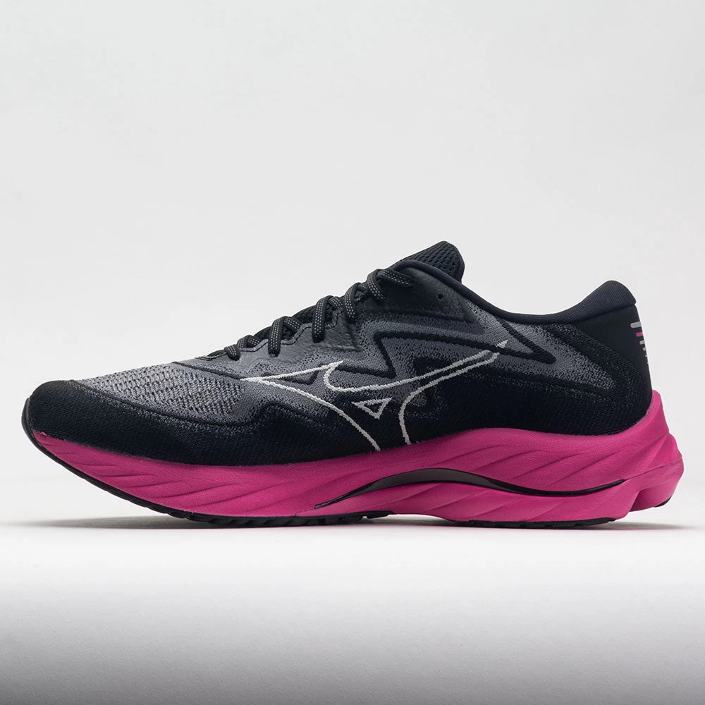 Mizuno Wave Rider 27 Project Zero Men's Black/Harbor Mist 2 Mizuno Wave Rider 27 Project Zero Men's Black/Harbor Mist - Image 2