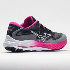 Mizuno Wave Rider 27 Project Zero Women's Black/White -Sports Running Shoes 040032 6