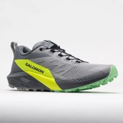 Salomon Sense Ride 5 Men's Alloy/Quiet Shade/Safety Yellow -Sports Running Shoes 040741 5