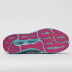 Skechers GOrun Razor+ Women's Gray/Aqua/Hot Pink -Sports Running Shoes 045892 4