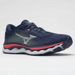 Mizuno Wave Sky 5 Waveknit Women's Peacoat -Sports Running Shoes 046643 5