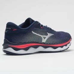 Mizuno Wave Sky 5 Waveknit Women's Peacoat -Sports Running Shoes 046643 6