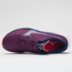 Mizuno Wave Rebellion Women's Diva Pink/Indigo White -Sports Running Shoes 046691 2
