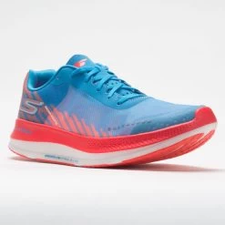 Skechers GOrun Razor Excess Women's Blue/Coral -Sports Running Shoes 047501 5