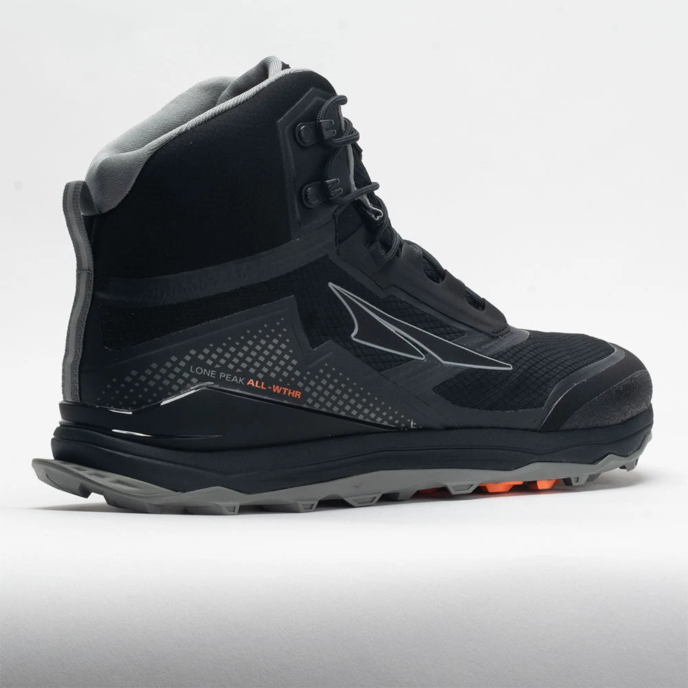 Altra Lone Peak All-Weather Mid Men's Black 6 Altra Lone Peak All-Weather Mid Men's Black - Image 6