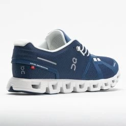 On Running On Cloud 5 Women's Denim/White -Sports Running Shoes 048083 6