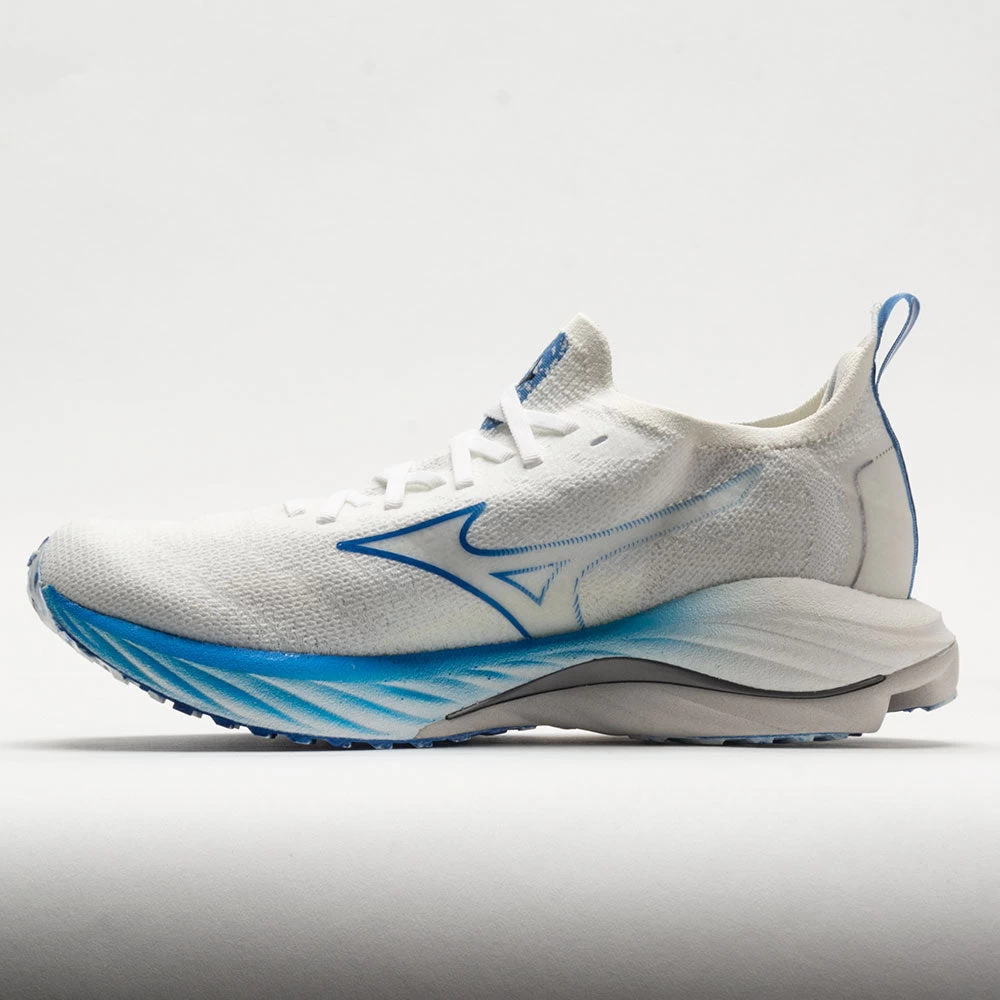 Mizuno Wave Neo Wind Men's Undyed White/Peace Blue 2 Mizuno Wave Neo Wind Men's Undyed White/Peace Blue - Image 2