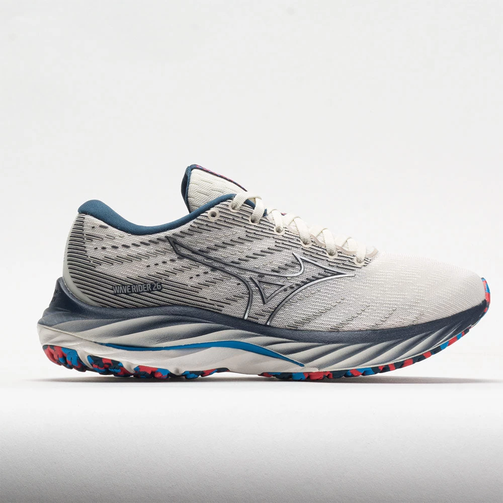 Mizuno Wave Rider 26 Mesh Women's Snow White/Silver 1 Mizuno Wave Rider 26 Mesh Women's Snow White/Silver
