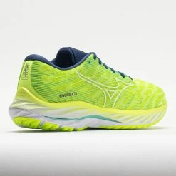 Mizuno Wave Rider 26 Mesh Women's Neo Lime/White -Sports Running Shoes 048807 6