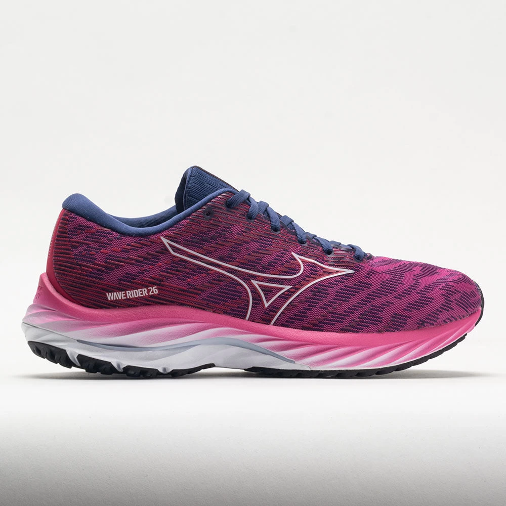 Mizuno Wave Rider 26 Mesh Women's Festival Fuchsia/Halogen Blue 1 Mizuno Wave Rider 26 Mesh Women's Festival Fuchsia/Halogen Blue