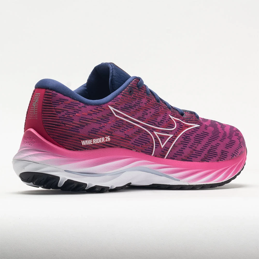 Mizuno Wave Rider 26 Mesh Women's Festival Fuchsia/Halogen Blue 6 Mizuno Wave Rider 26 Mesh Women's Festival Fuchsia/Halogen Blue - Image 6