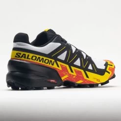 Salomon Speedcross 6 Men's White/Black/Empire Yellow -Sports Running Shoes 048962 6