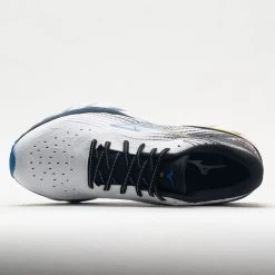 Mizuno Wave Sky 6 Men's White/Cyber Yellow -Sports Running Shoes 049115 2