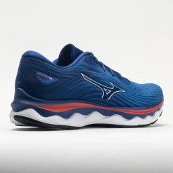 Mizuno Wave Sky 6 Men's Turkish Sea/White -Sports Running Shoes 049118 6