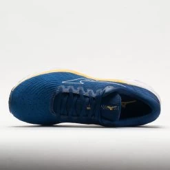 Mizuno Wave Rider 26 Mesh Men's Snorkel Blue/Vaporous Grey -Sports Running Shoes 049695 2