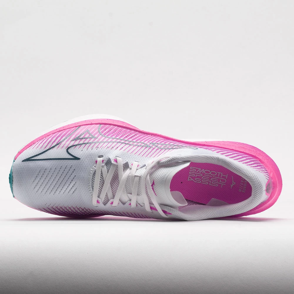 Mizuno Wave Rebellion Pro Women's White/Silver 3 Mizuno Wave Rebellion Pro Women's White/Silver - Image 3