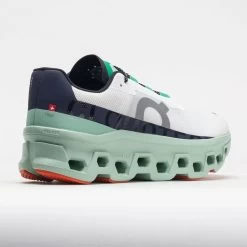 On Running On Cloudmonster Women's Undyed White/Creek -Sports Running Shoes 049723 6