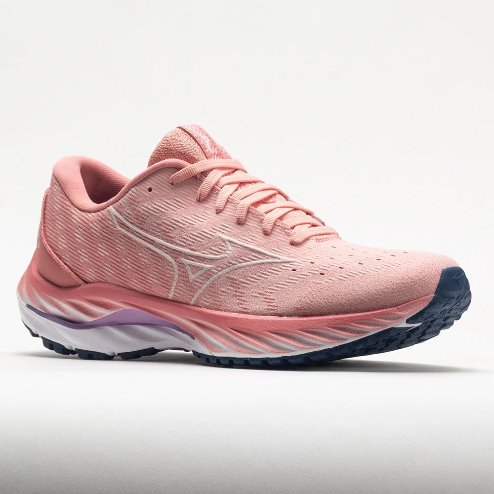 Mizuno Wave Inspire 19 Knit Women's Peach Bud/Vaporous Grey 5 Mizuno Wave Inspire 19 Knit Women's Peach Bud/Vaporous Grey - Image 5
