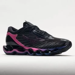 Mizuno Wave Prophecy 12 Women's Black Oyster -Sports Running Shoes 049755 5