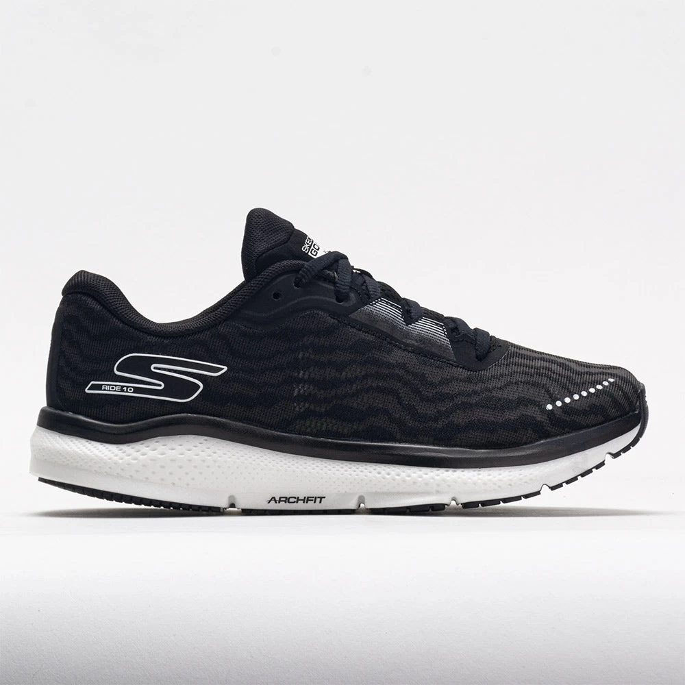 Skechers GOrun Ride 10 Women's Black/White 1 Skechers GOrun Ride 10 Women's Black/White