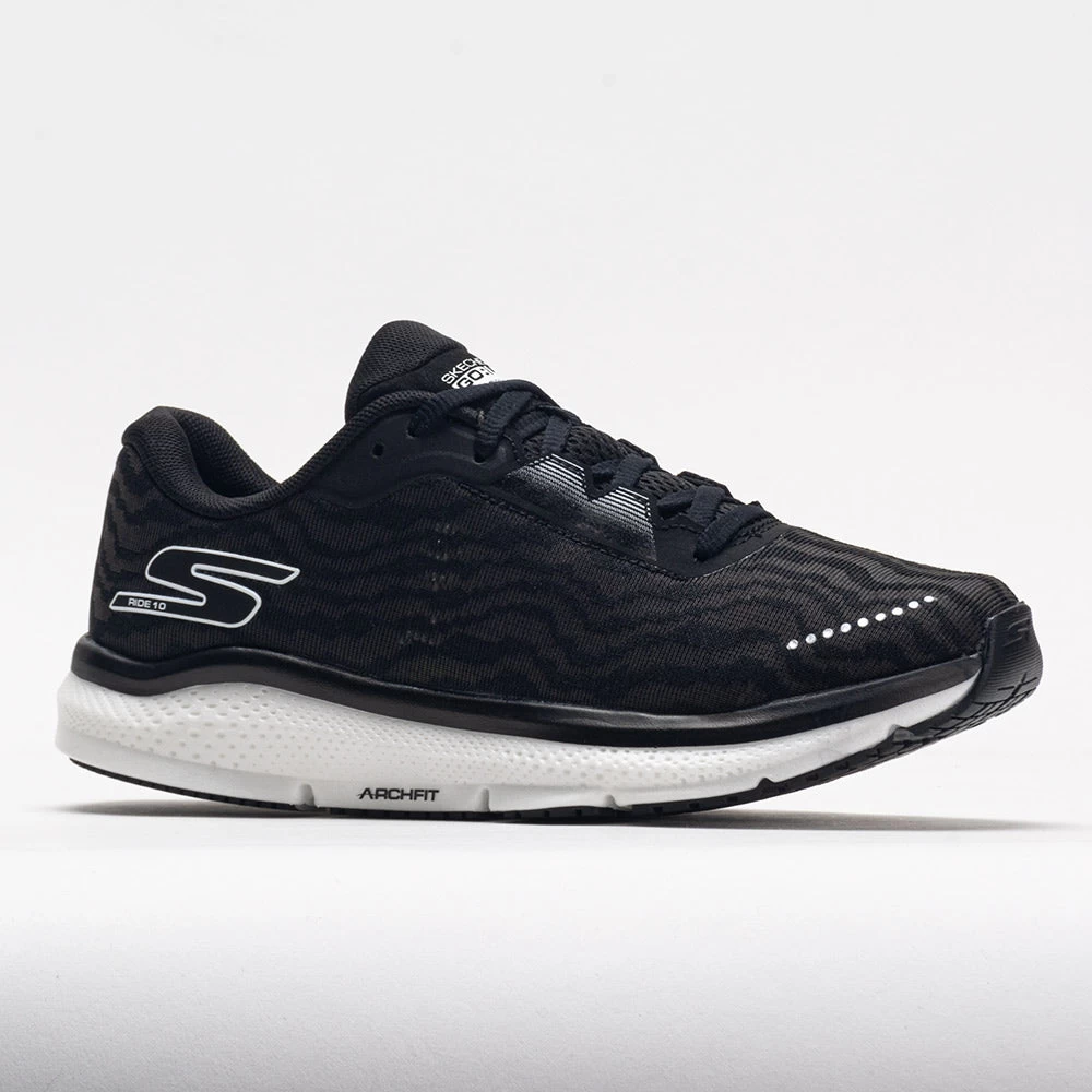 Skechers GOrun Ride 10 Women's Black/White 5 Skechers GOrun Ride 10 Women's Black/White - Image 5