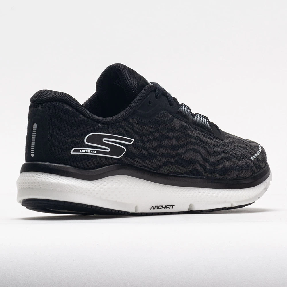 Skechers GOrun Ride 10 Women's Black/White 6 Skechers GOrun Ride 10 Women's Black/White - Image 6