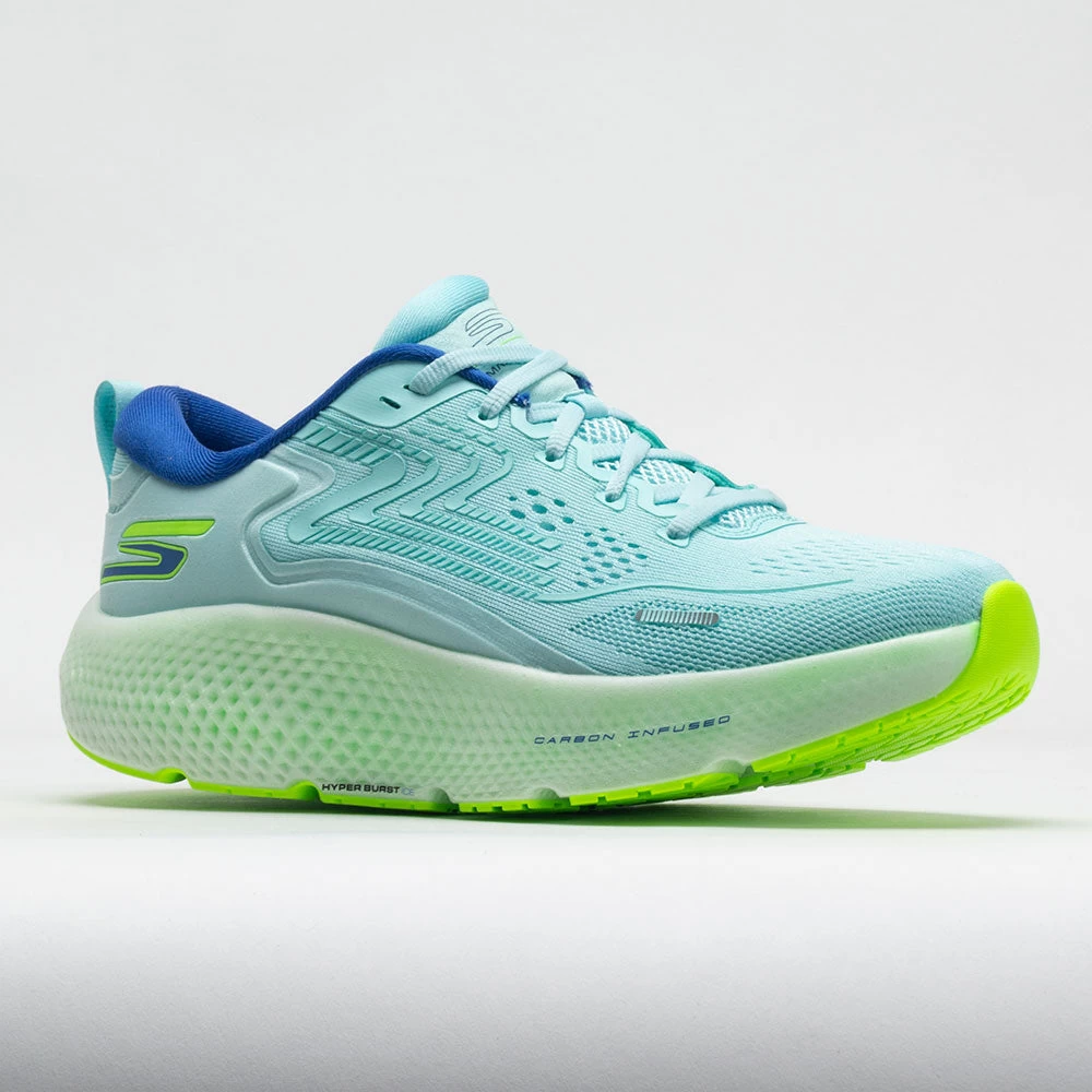 Skechers GoRun Max Road 6 Women's Blue/Lime 5 Skechers GoRun Max Road 6 Women's Blue/Lime - Image 5