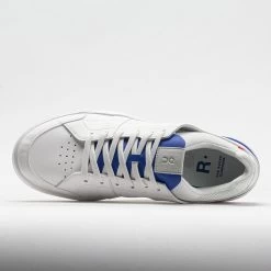 On Running On The Roger Clubhouse Men's White/Indigo -Sports Running Shoes 116858 2