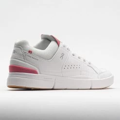 On Running On The Roger Clubhouse Women's White/Rosewood -Sports Running Shoes 116860 6