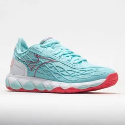 Mizuno Wave Enforce Tour AC Women's TanagerTurquoise/Paradise Pink -Sports Running Shoes 117144 5
