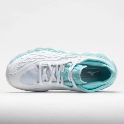 Mizuno Wave Enforce Tour AC Women's White/Tanager Turquoise -Sports Running Shoes 117145 2