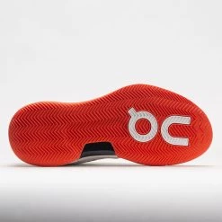 On Running On The Roger Pro Clay Men's White/Flame -Sports Running Shoes 117241 4