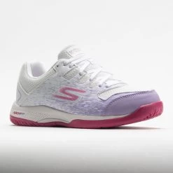 Skechers Viper Court Women's White/Lavender -Sports Running Shoes 370031 5