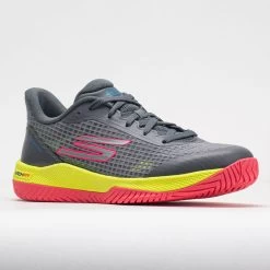 Skechers Viper Court Pro Women's Grey/Pink -Sports Running Shoes 370101 5