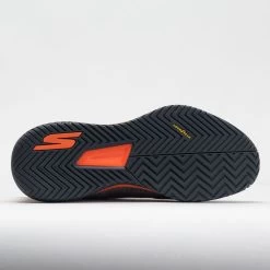 Skechers Viper Court Pro Men's Grey/Orange -Sports Running Shoes 370104 4