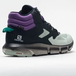 Salomon Predict Hike Mid GTX Men's Black/Aqua Gray/Roayl Lilac -Sports Running Shoes 631209 6